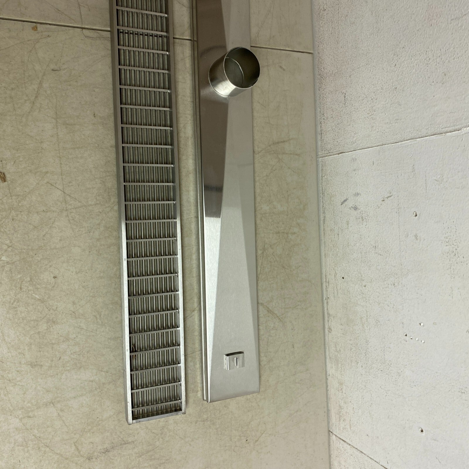Signature Hardware 36" Carmen Linear Shower Drain - Brushed Stainless Steel