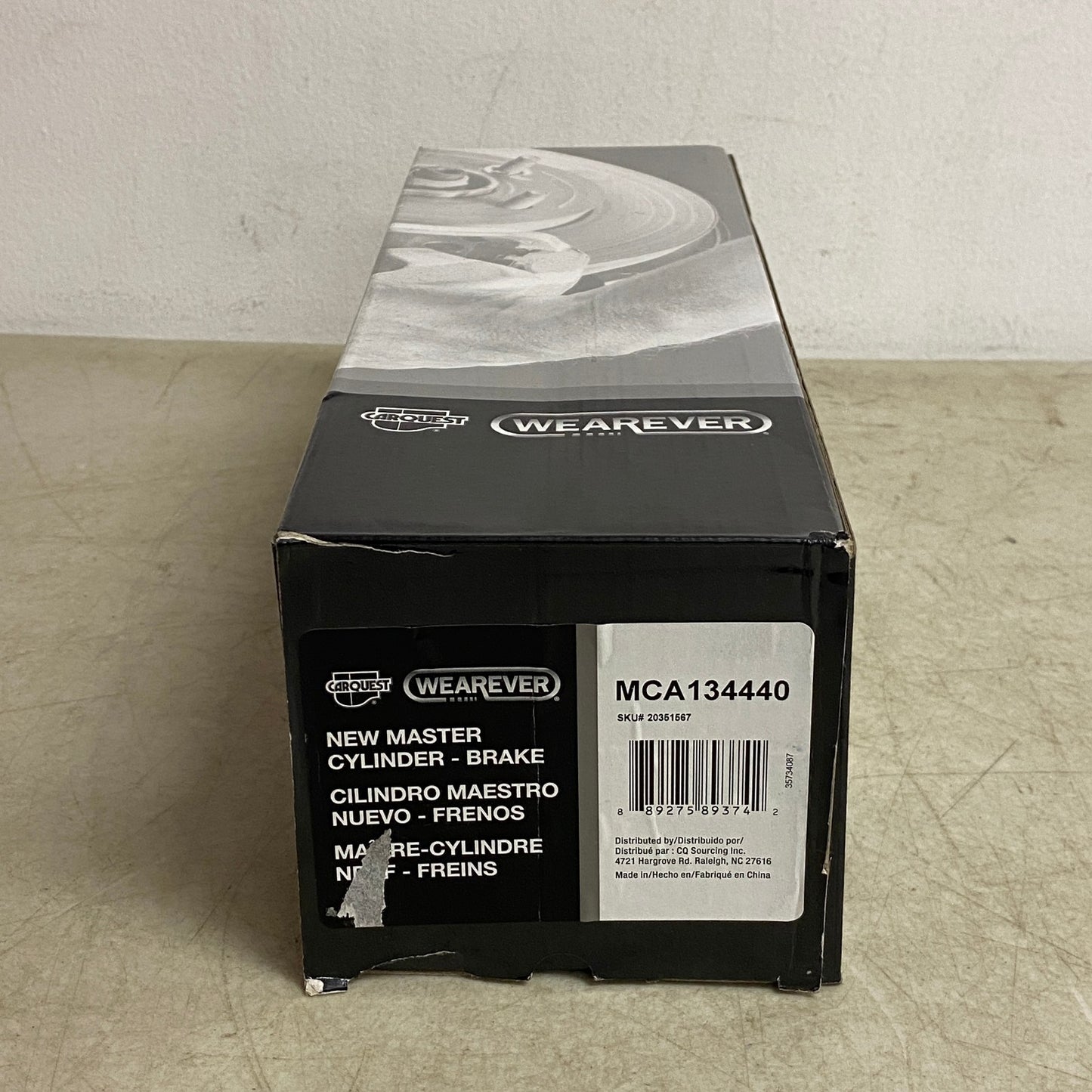 Carquest Brake Master Cylinder MCA134440 w/ Reservoir .94" Bore Aluminum