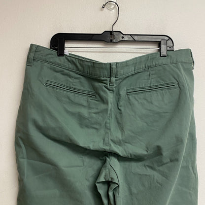 St. John's Bay Woman's Relaxed Fit Girl Pant Mid-Rise Easy Pants Size 16 Laurel