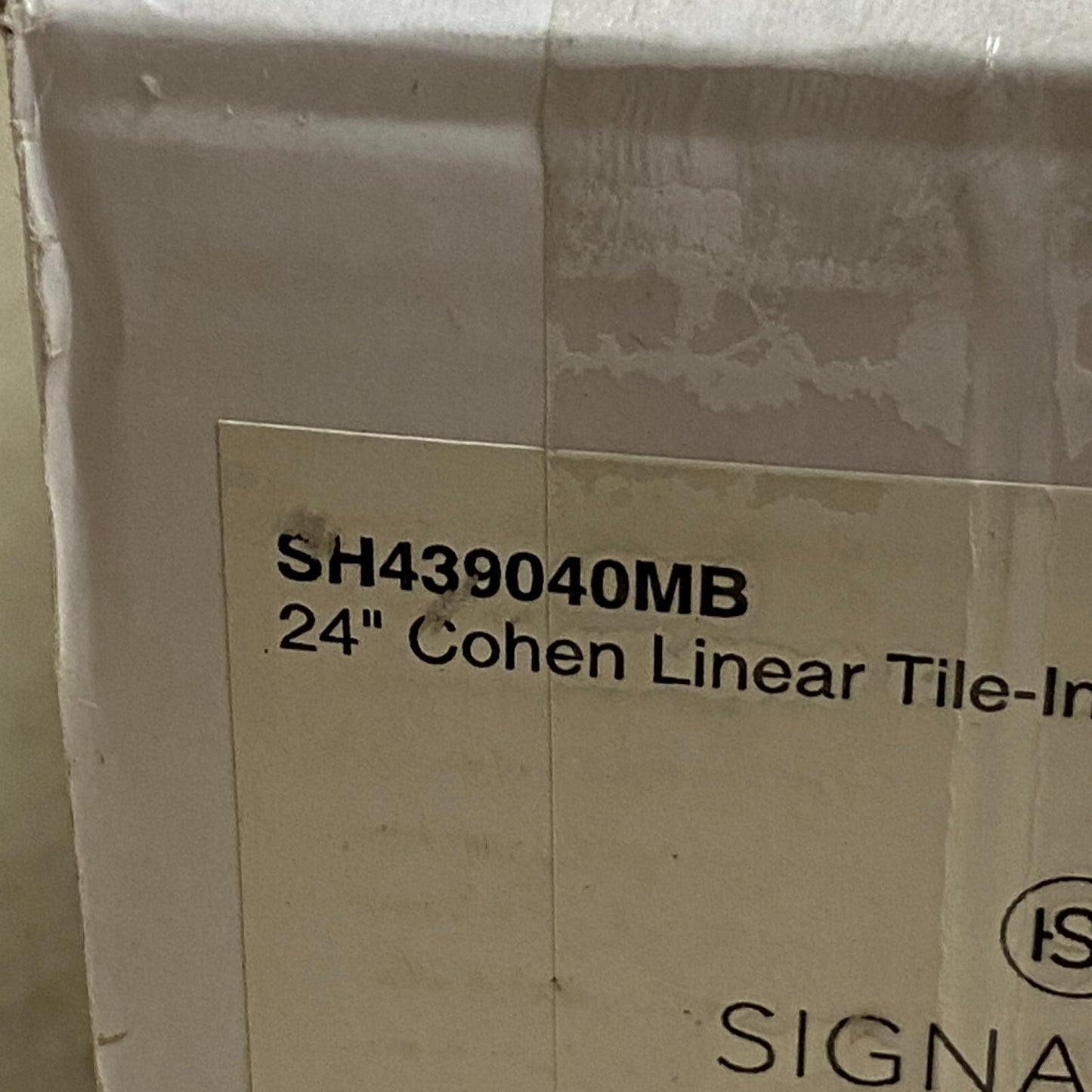 Signature Hardware 24" Cohen Linear Tile-In Shower Drain - with Drain Flange ,,,