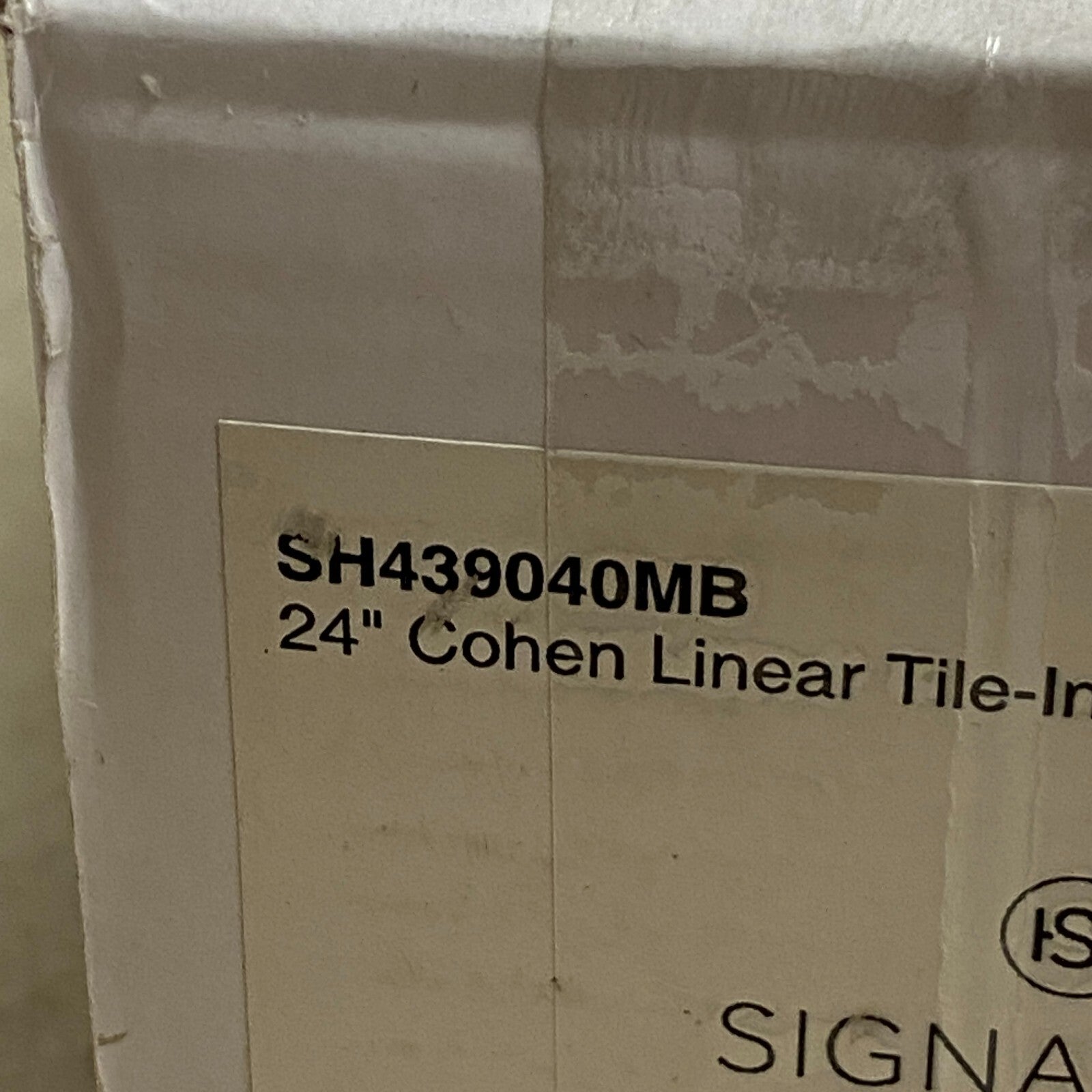 Signature Hardware 24" Cohen Linear Tile-In Shower Drain - with Drain Flange ,,,