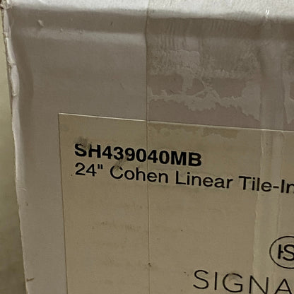 Signature Hardware 24" Cohen Linear Tile-In Shower Drain - with Drain Flange ,,,