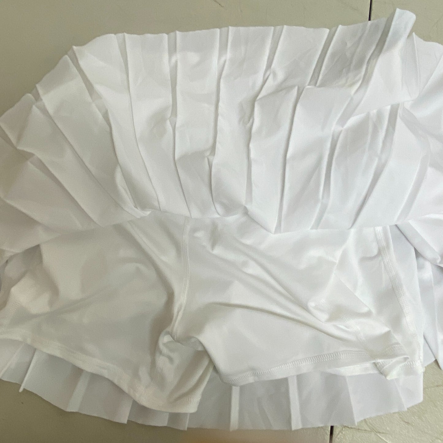 DSG Womens Pleated Skort Pockets Mid Rise Pure White BOSSW13330 BRAND NEW