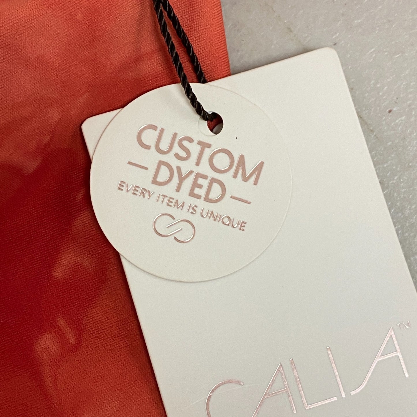 Calia Women's Soft Dye Energize 7/8 High Rise Legging Sweet Persimmon WAX12243