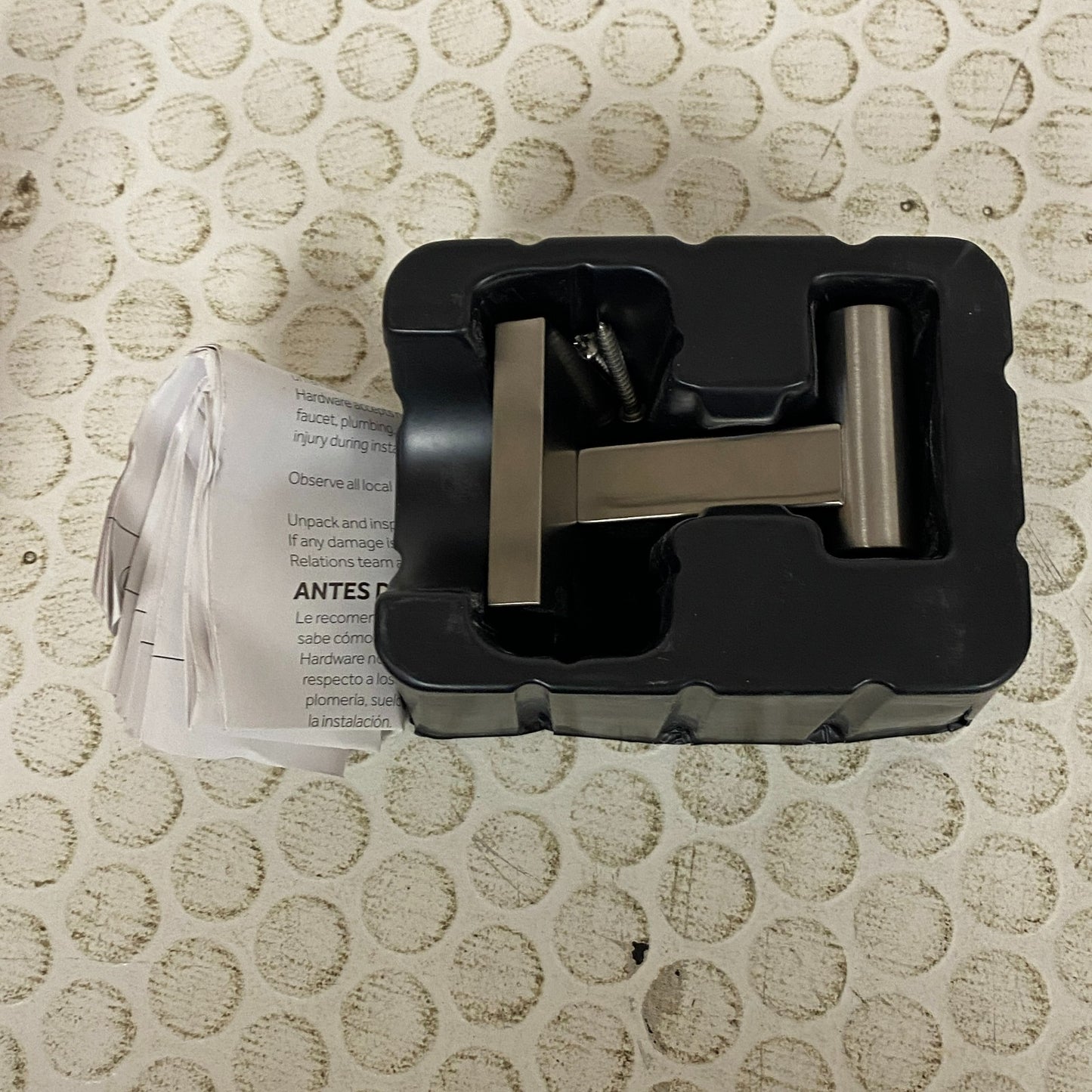 Signature Hardware Hibiscus Robe Hook - Brushed Nickel Finish SHHBRHZBN