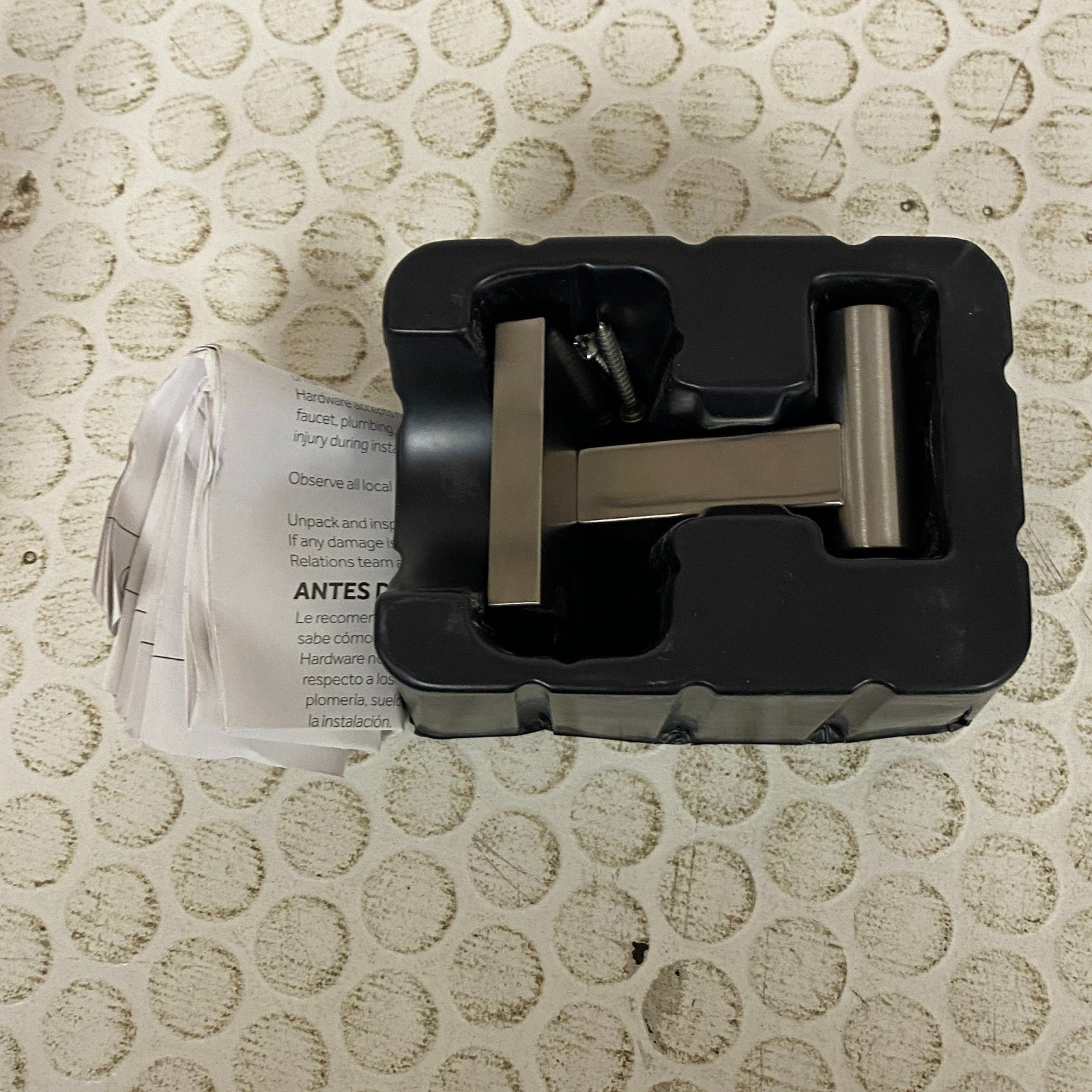 Signature Hardware Hibiscus Robe Hook - Brushed Nickel Finish SHHBRHZBN