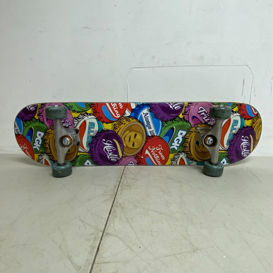 DGK Bottle Cap Skateboard 8.1" W/Orge Pugs Wheels Reds Bearing Independent Trunk