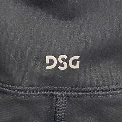 DSG Women Mid-Calf Length Performance High Rise Capri Pure Black DAW39313B