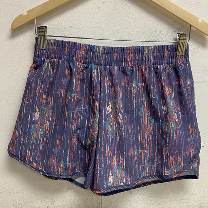 DSG Girls' Performance Mid Rise Stride Run Shorts Sketchy Ikat Grey DAG12116PRT