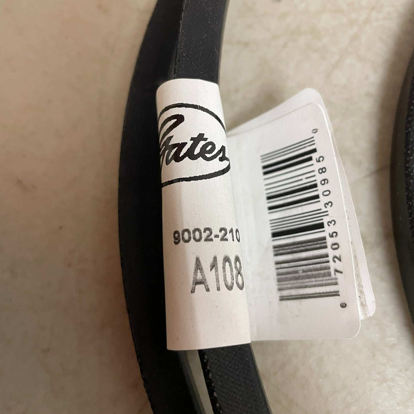 Gates A108 Hi-Power II V-Belt 110" Circumference × ½" Width EPDM A-Section