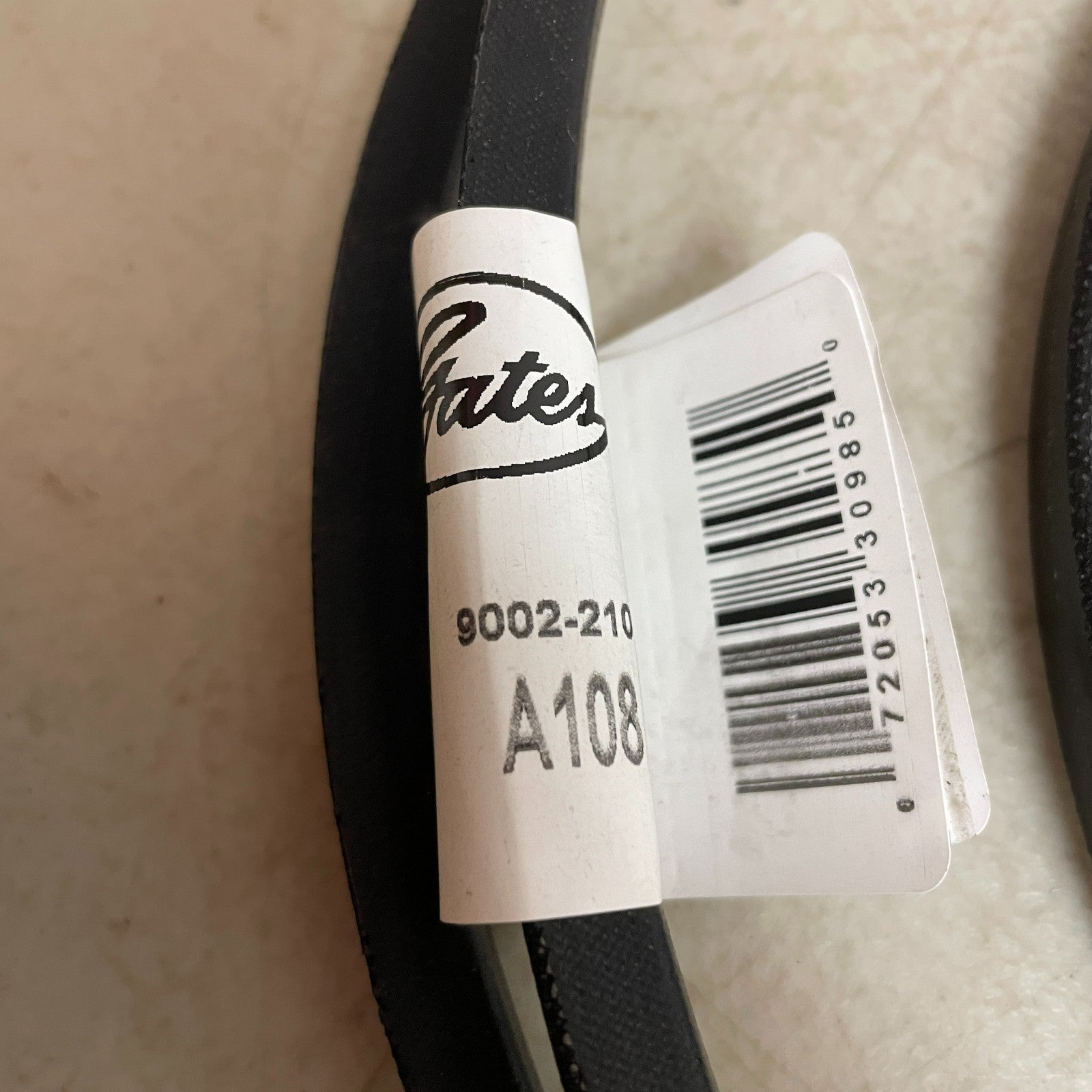 Gates A108 Hi-Power II V-Belt 110" Circumference × ½" Width EPDM A-Section