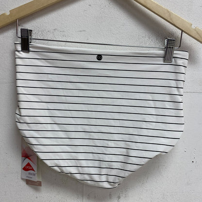 Calia Womens Power Sculpt Mid Rise Stripe White Stylish Summer WSA22409PRT