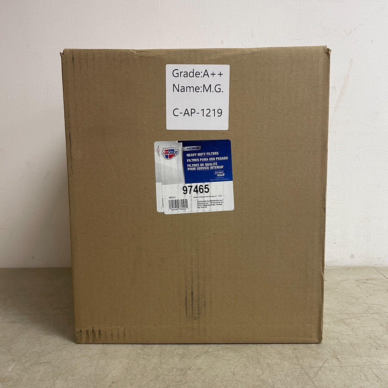 Carquest 97465 Engine Air Filter Radial-Seal Primary High Flow OE Fit