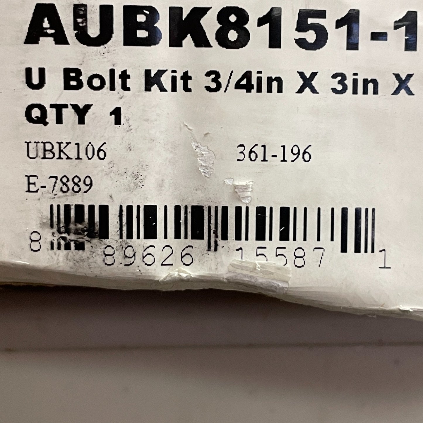 Automann AUBK8151-154 U-Bolt Kit Suspension Leaf Spring