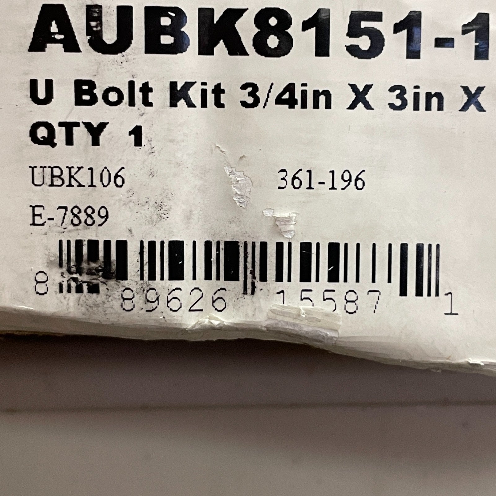 Automann AUBK8151-154 U-Bolt Kit Suspension Leaf Spring