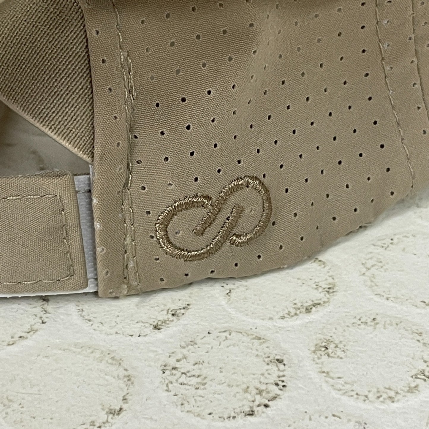 Calia Women’s Ponytail Baseball Cap Khaki Sand Adjustable Hat CAC8004 NWT