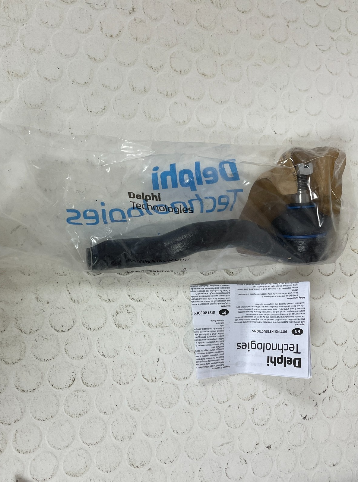 Delphi TA5550 Outer Steering Tie Rod End Passenger Side