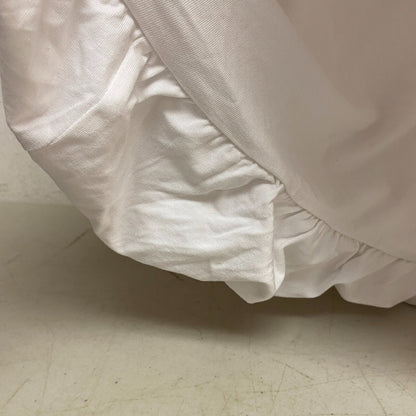 Calia Womens Everyday Twist Crop Tee Pure White Short Sleeve Solid WAX11216