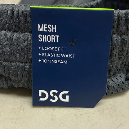 DSG Men's Pocketless Mesh Shorts Dark Grey DAM20112 Fitness Trendy Summer Sporty