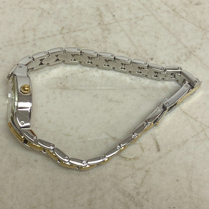 Armitron Women's Bracelet Watch Gold/Silver Band Crystals Bezel 75/3313TTG.