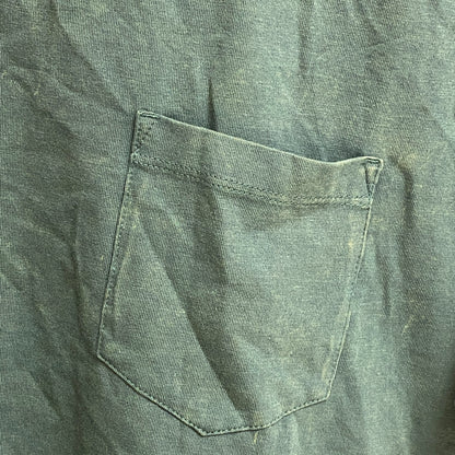 VRST Men's Washed Pocket Tee Mineral Teal Solid Short Sleeve Summer MAX100354