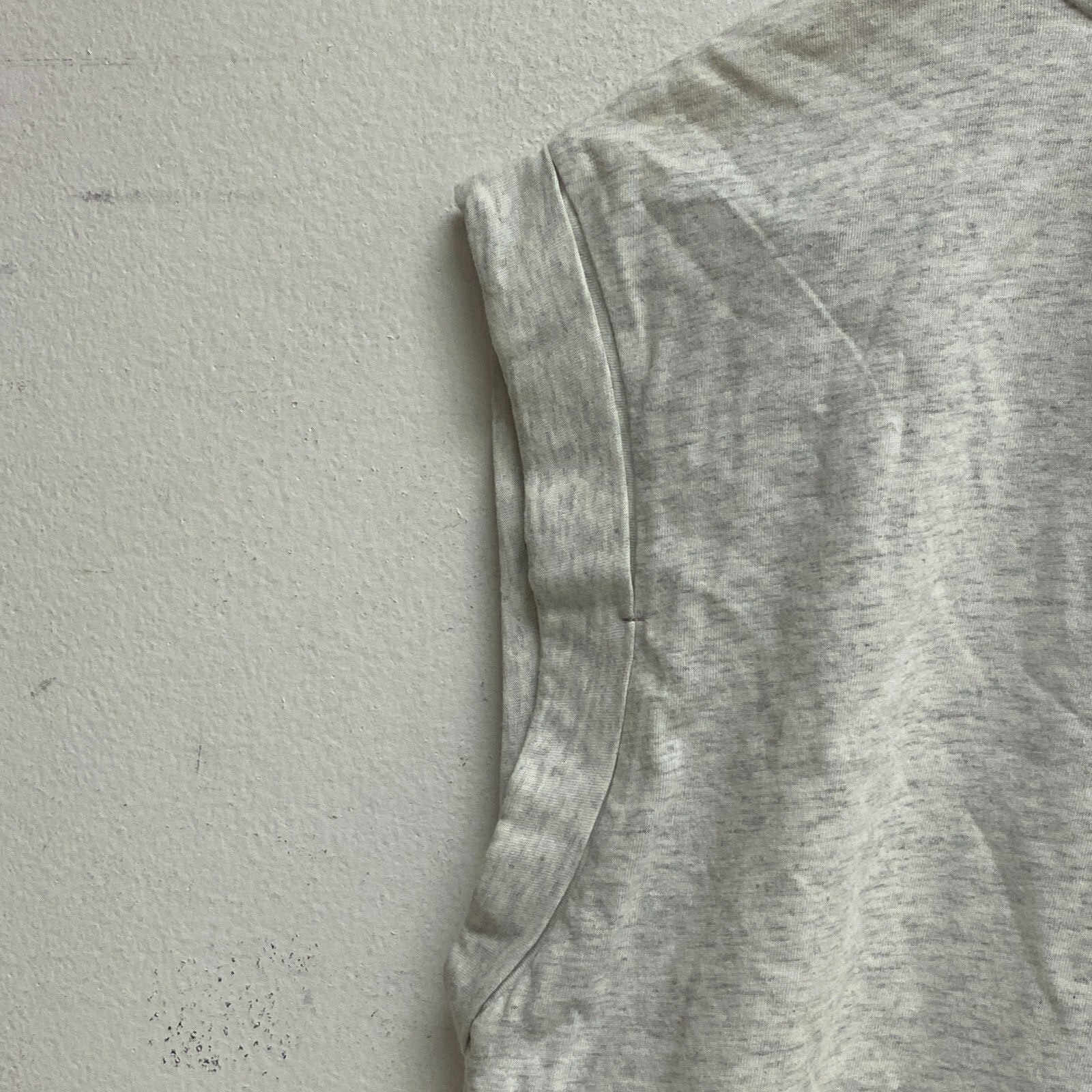 DSG Womens Cotton Fashion Tank Light Heather Grey Sleeveless Solid DAW23302H