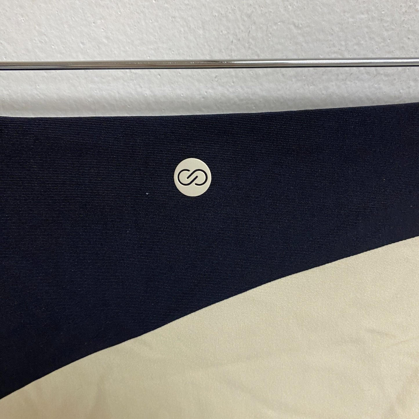 Calia Women's Swim High Rise Bikini Bottoms Black Color Block WSA23406PRT  New!