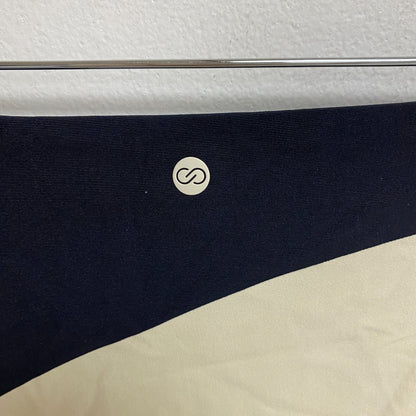 Calia Women's Swim High Rise Bikini Bottoms Black Color Block WSA23406PRT  New!