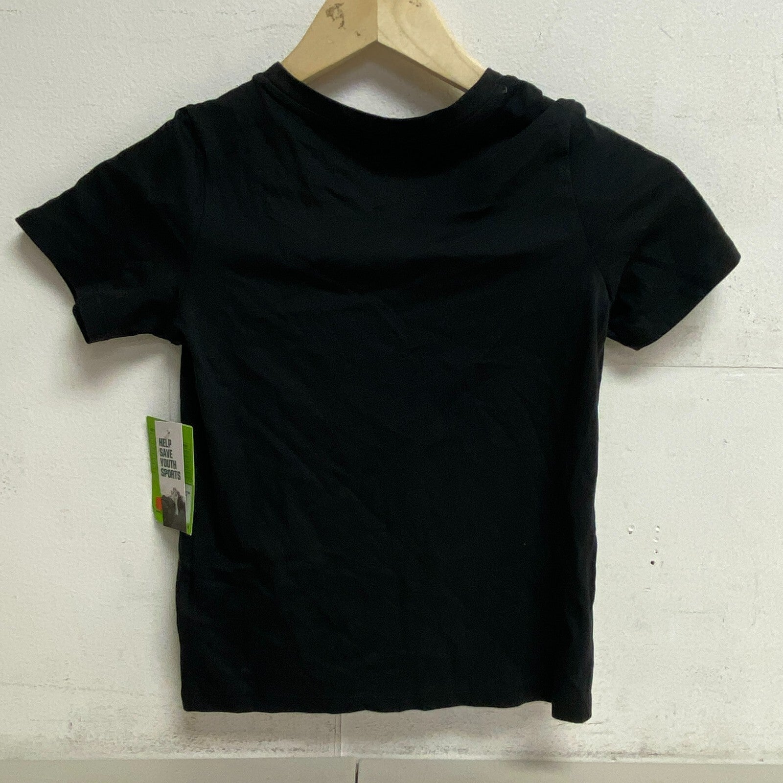 DSG Youth Solid Cotton Graphic Tee Legend Grid Black Short Sleeve DAB21108