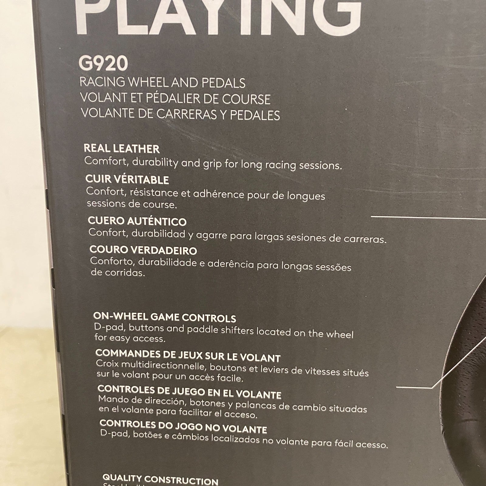 Logitech G920 Driving Force Racing Wheel & Pedals for Xbox Series X|S, Xbox New.