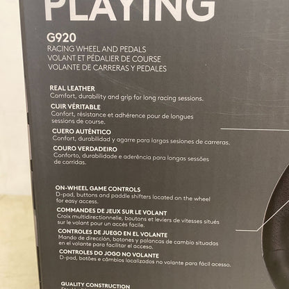 Logitech G920 Driving Force Racing Wheel & Pedals for Xbox Series X|S, Xbox New.