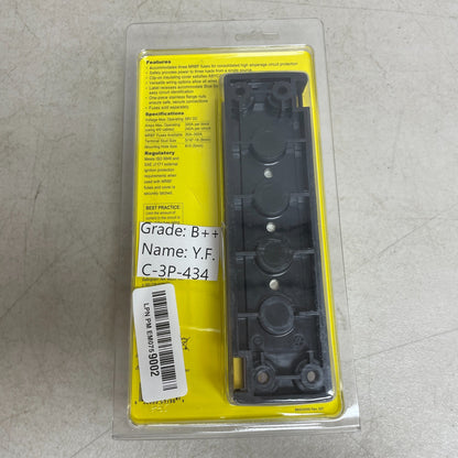 Blue Sea Systems 5196 MRBF 3 Circuit Common Fuse Block for Marine RV Auto