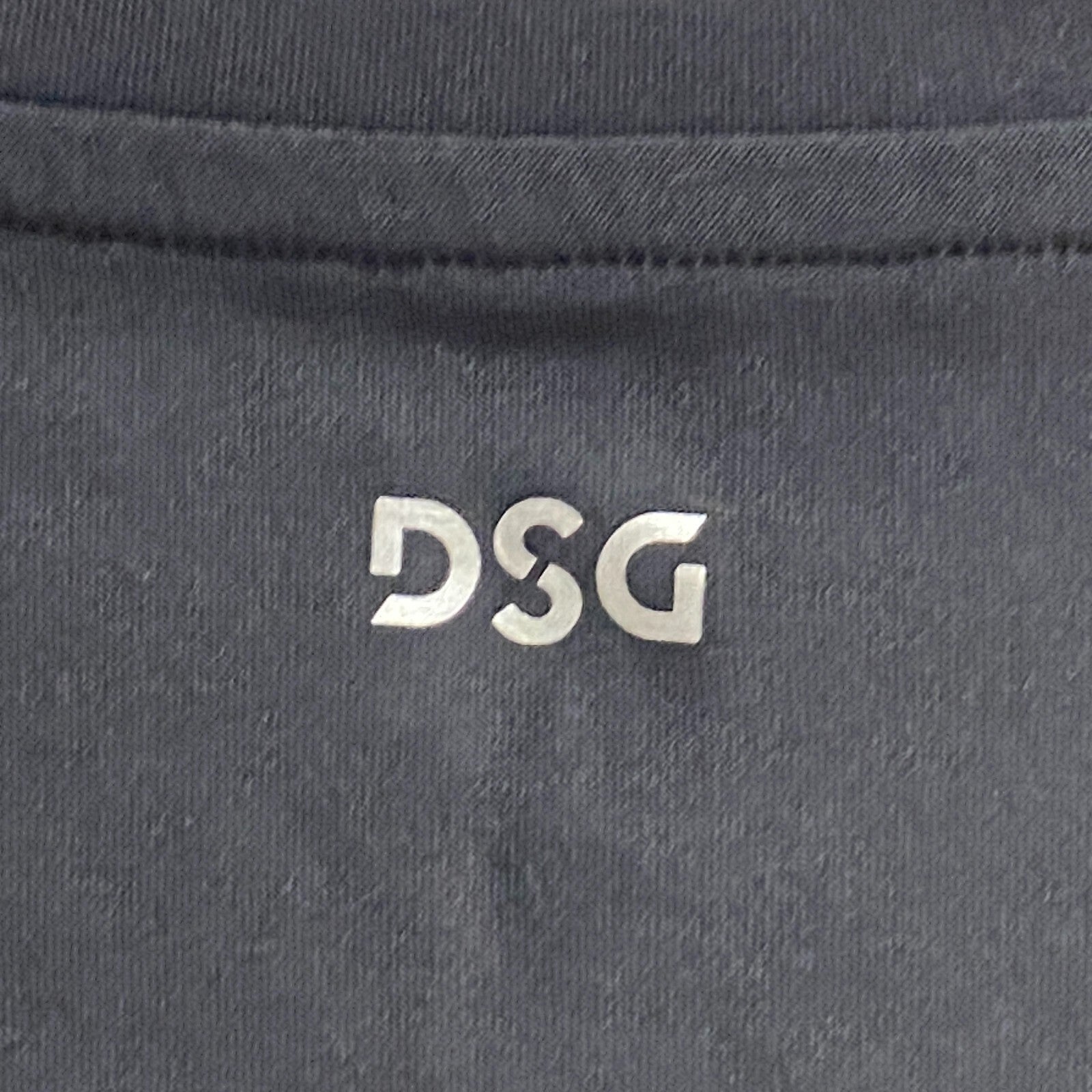 DSG Womens Cinch Tank Top Shirt Pure Black sleeveless Solid Summer DAW23100