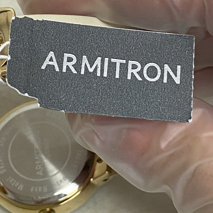Armitron Women's Genuine Crystal Accented Leather Strap Watch, 75/5760 New!