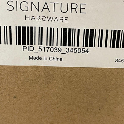 Signature Hardware Dolwick Exposed‑Pipe Shower & Tub Faucet Brushed Nickel