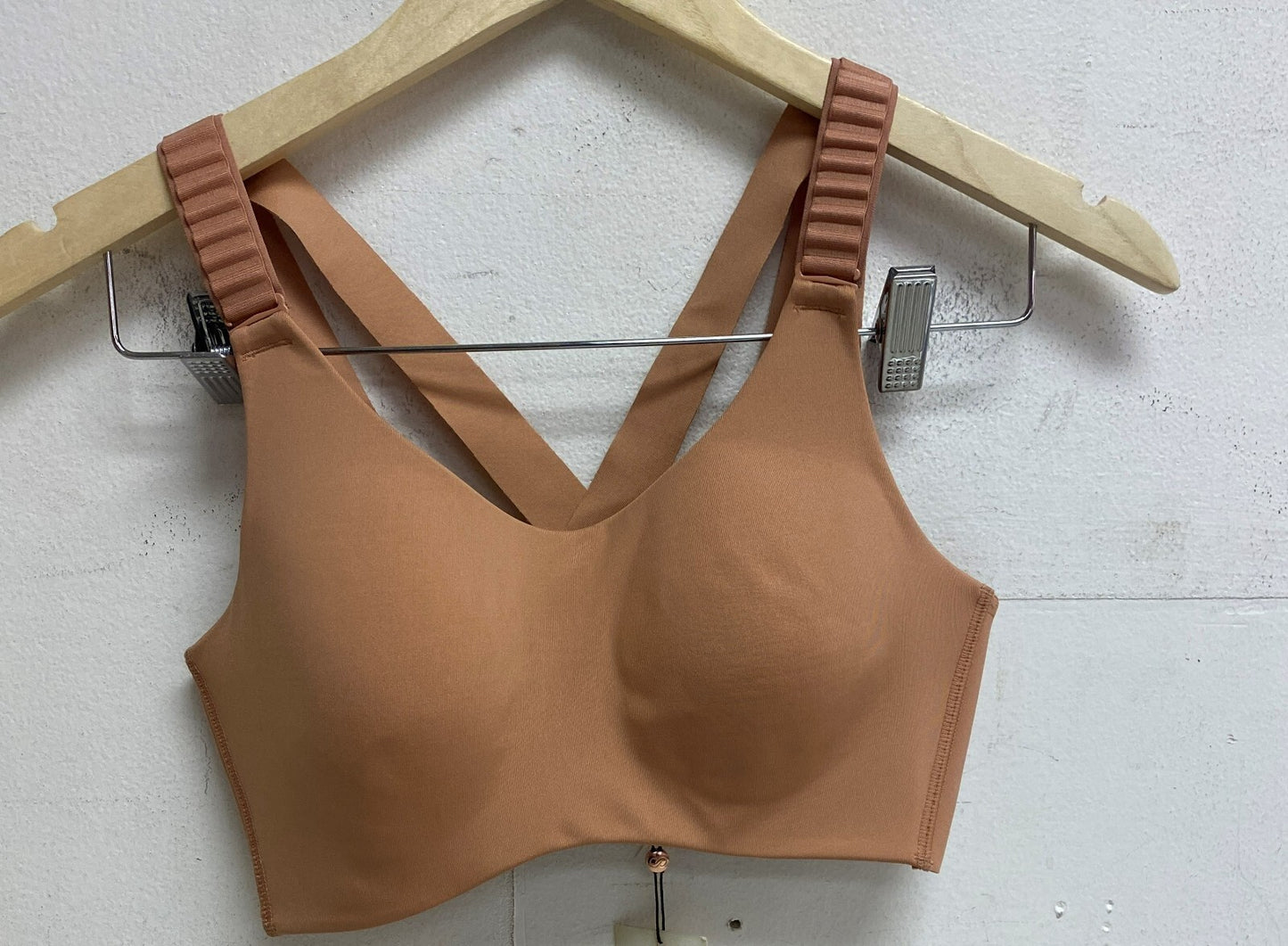 Calia Womens Give It Your All Crossback Bra Rosey Clay Solid WAX17101