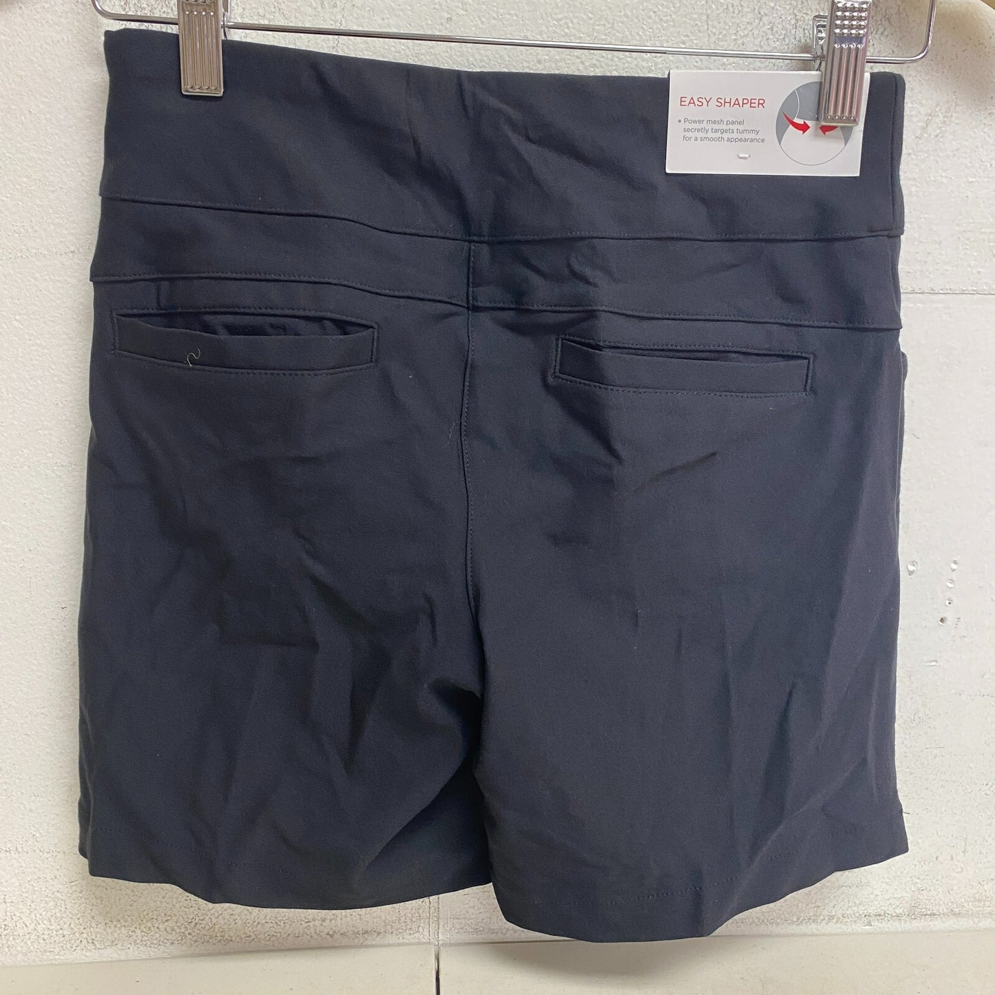 Walter Hagen Tummy Control Short 7" Black Solid Stylish Trendy WGH14347