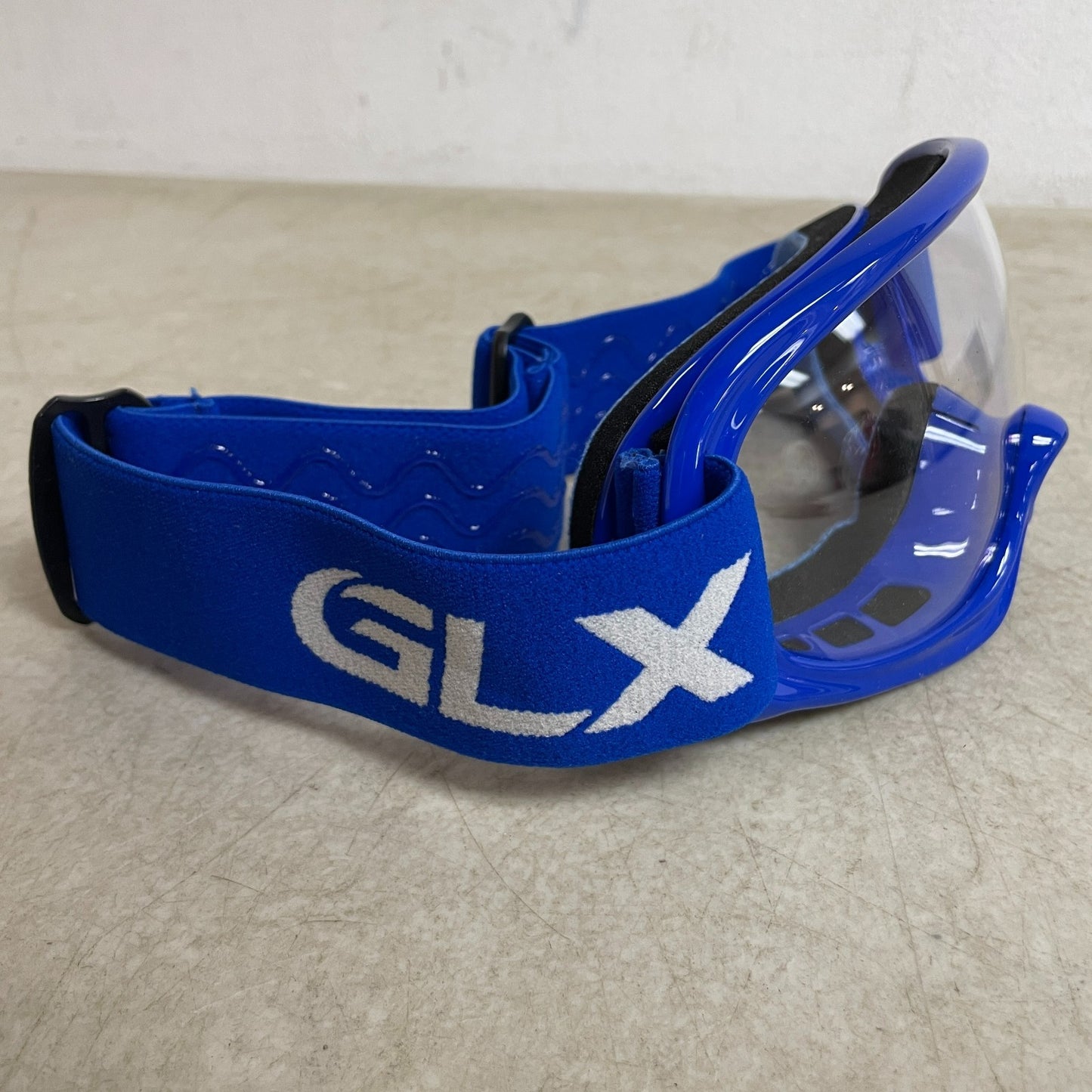 GLX YH15 Kids ATV Dirt Bike Goggles Anti-Fog Impact Resistant Blue One Size