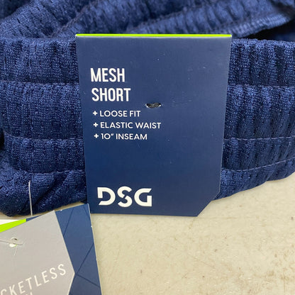 DSG Men's Pocketless Mesh Shorts University Navy DAM20112 Sporty Fitness Trendy