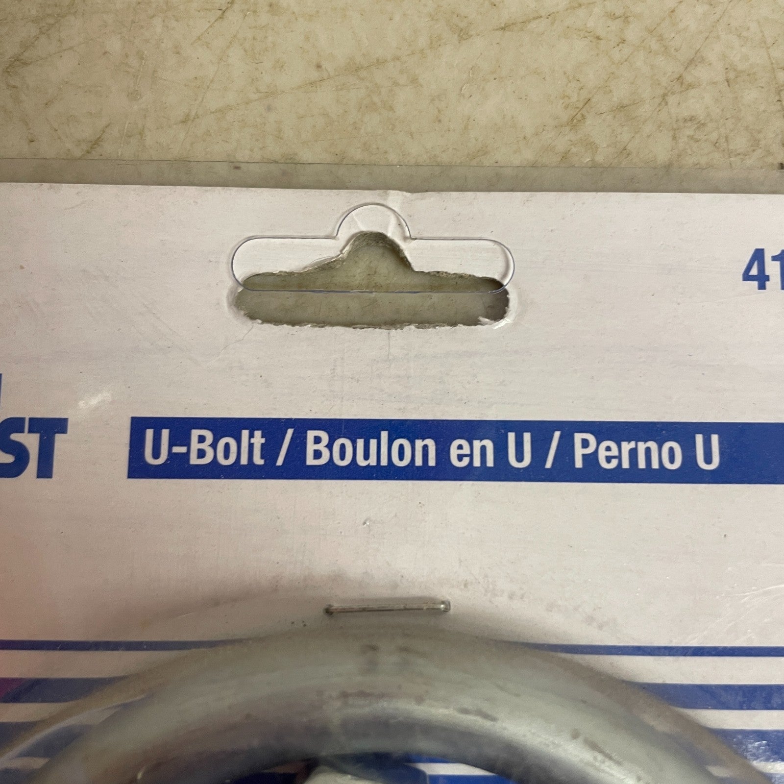 Carquest U-Bolt Kit 41106 Round Threaded Suspension Clamp