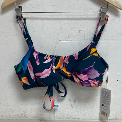 CALIA Women's Tie Back Bikini Top Aqua Floral  Multicolor  WSA23200PRT