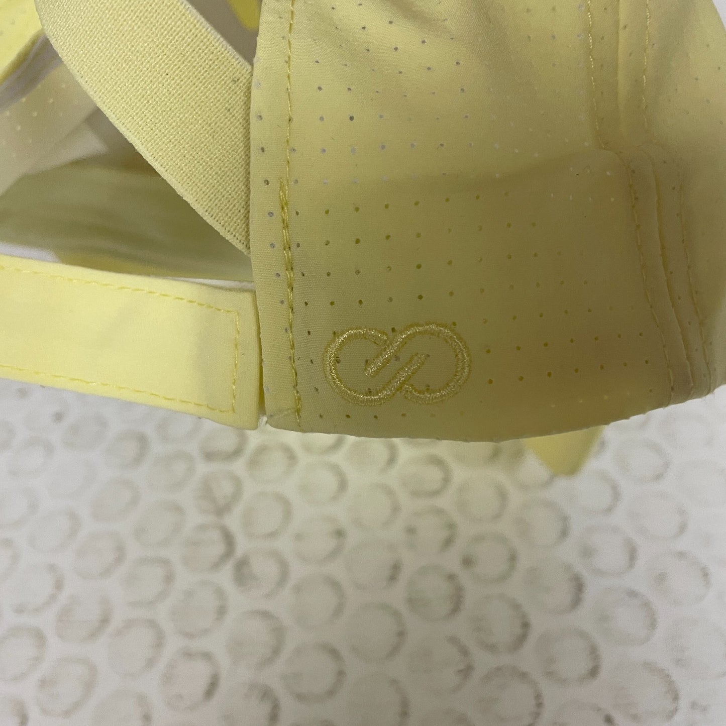 CALIA Women’s Ponytail Cap Light Yellow CAC8004 NWT Adjustable Hat One Size