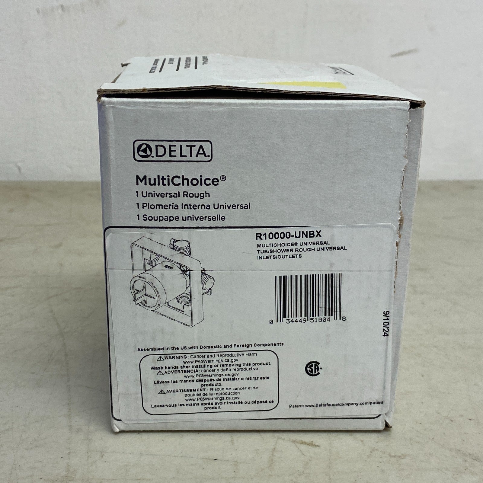 Delta MultiChoice Universal Tub & Shower Valve Body R10000‑UNBX