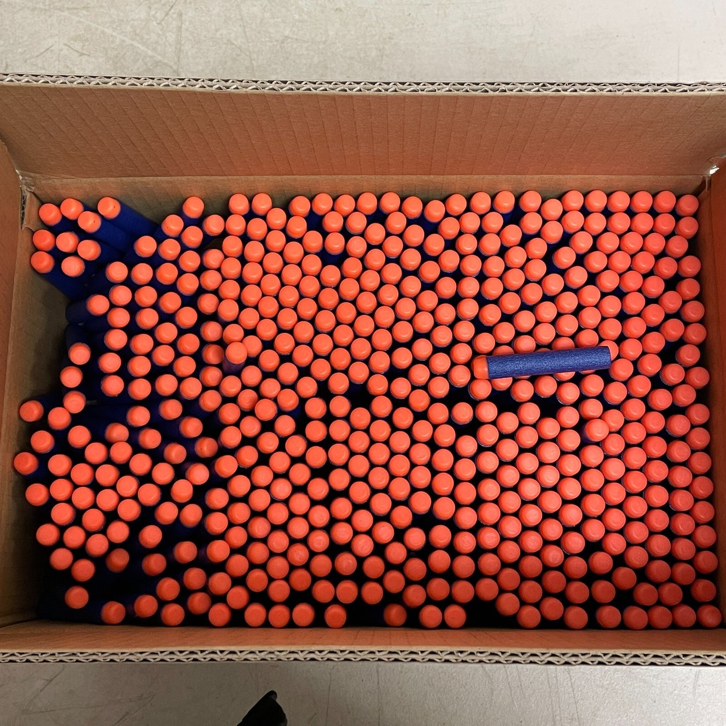 Geniune Hasbro Darts 1000PCS Bullets Pack for Nerf N-Strike Elite 2.0 Series Blu