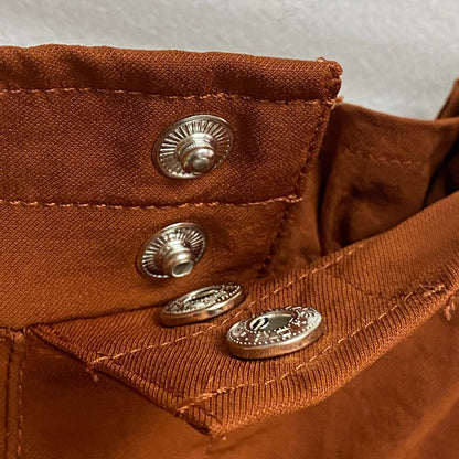 Calia Womens Woven Paperbag Short Caramelized Walnut Relaxed Solid WAX12303