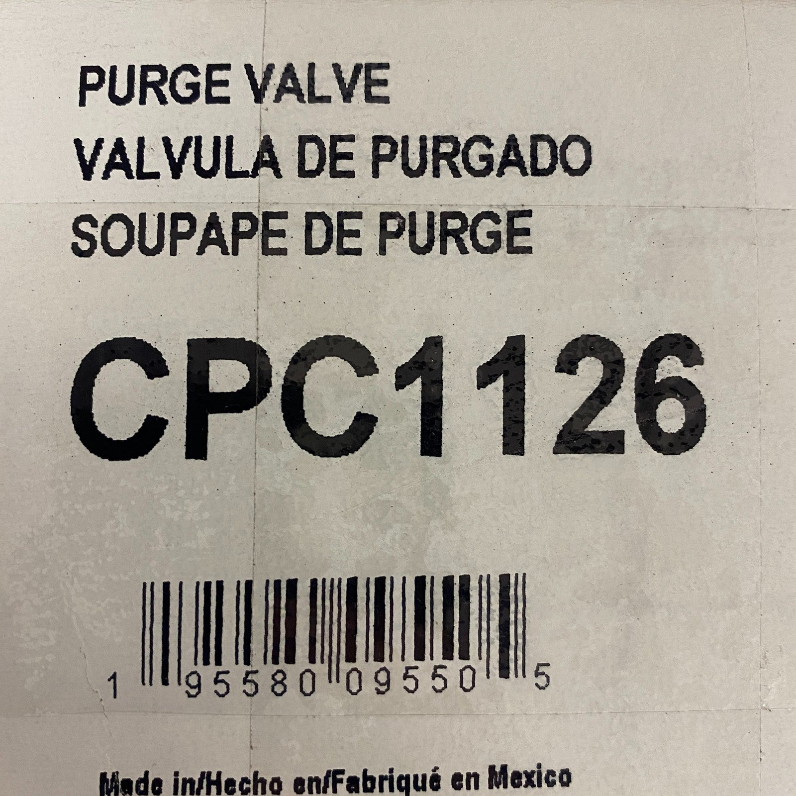 CARQUEST Premium Vapor Canister Purge Solenoid Black CPC1126