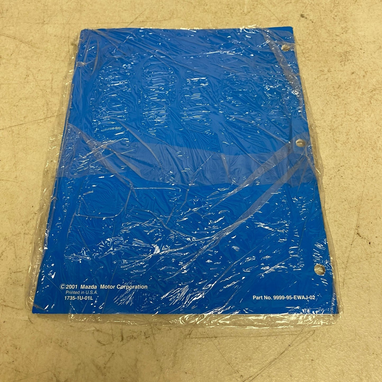 Mazda Engine Workshop Manual AJ 9999-95-EWAJ-02 , #559-1CP