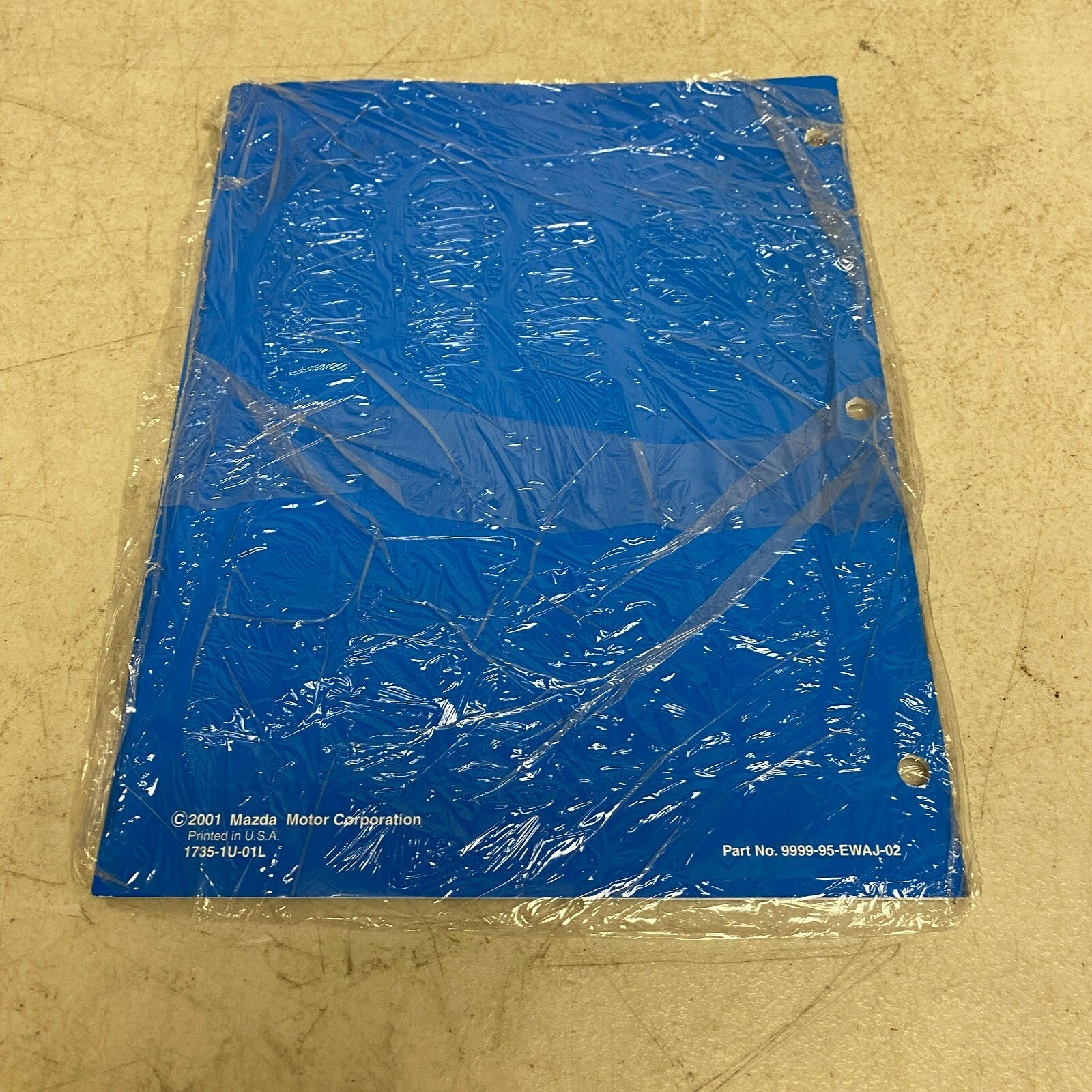 Mazda Engine Workshop Manual AJ 9999-95-EWAJ-02 , #559-1CP