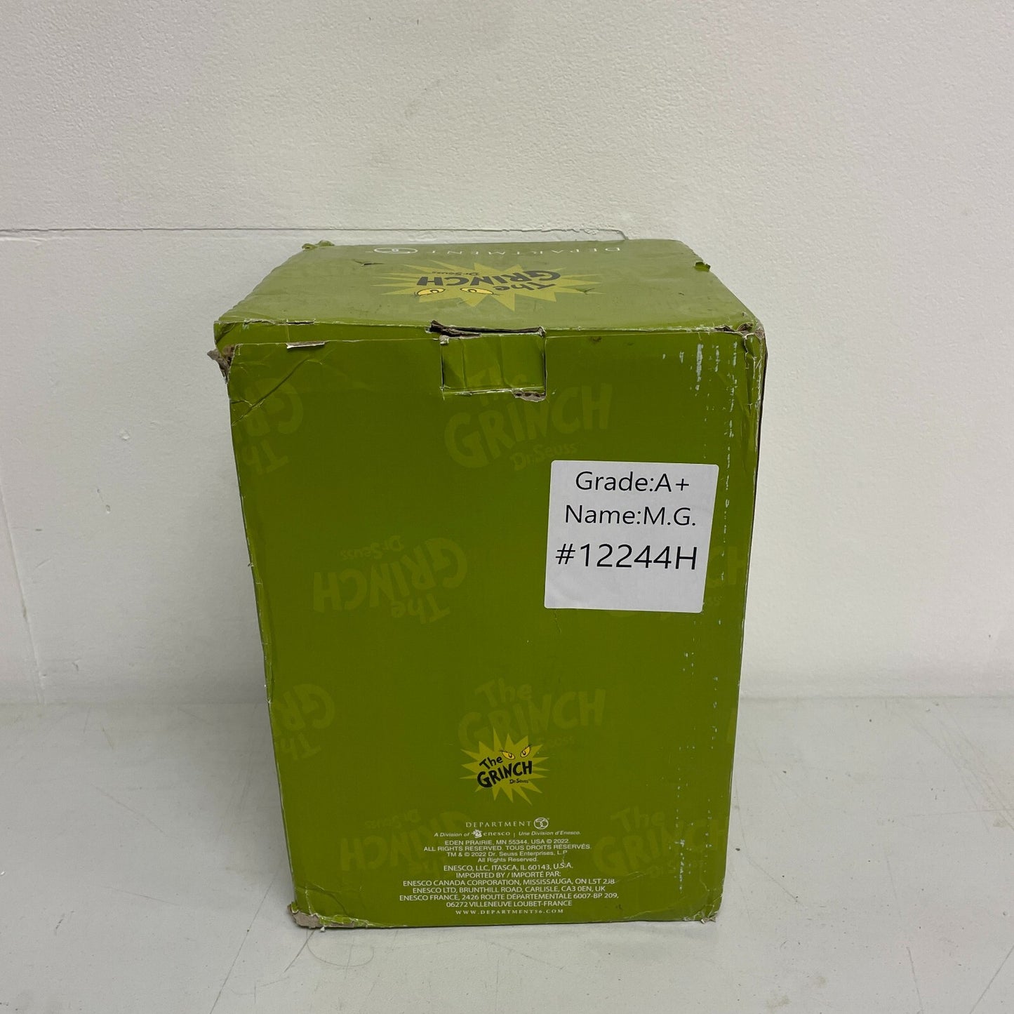 Department 56 The Grinch Who Stole Christmas Feelin' Grinchy Holiday Cookie Jar