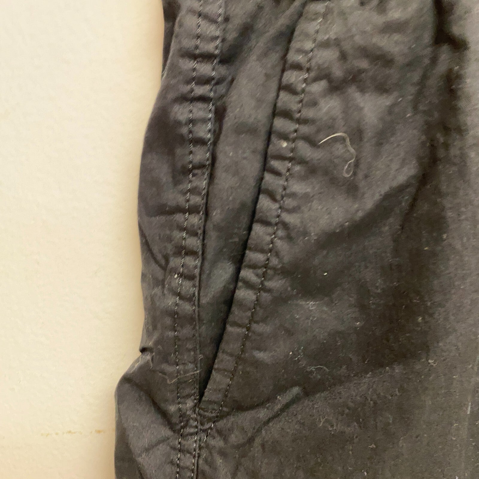 DSG 6.5" Men's Casual Cotton Short PURE BLACK Solid  DAM22100